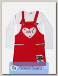 Комплект сарафан с футболкой для девочки Cool Bear 0921-2
