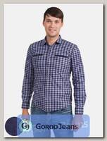 Рубашка мужская утепленная Sainge 5506-1