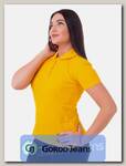 Рубашка поло женская Мос Ян Текс цвет "Желтый"