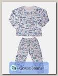 Пижама для мальчика утепленная Кидис ПДМ-03-2