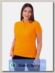 Рубашка поло женская Мос Ян Текс цвет "Оранжевый"