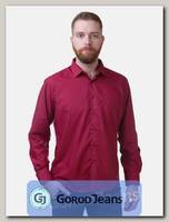 Рубашка мужская однотонная Platin LU-3930