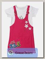 Комплект сарафан с футболкой для девочки Cool Bear 0903-3