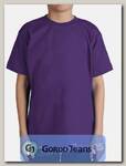 Футболка подростковая для мальчика с коротким рукавом цвет "фиолетовый"