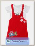 Комплект сарафан с футболкой для девочки Cool Bear 0903-2