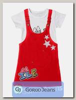 Комплект сарафан с футболкой для девочки Cool Bear 0903-2