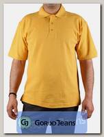 Рубашка поло мужская Мос Ян Текс цвет "Темно-желтый"